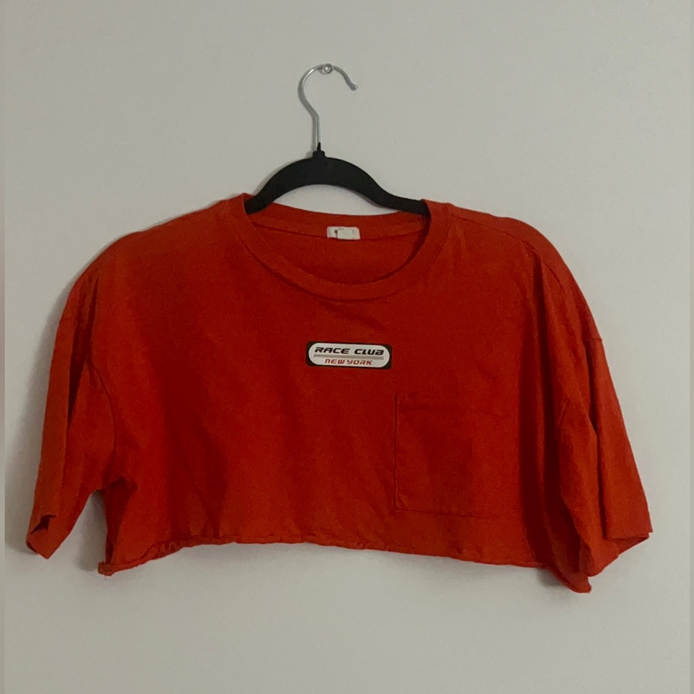 Garage Red Crop Top